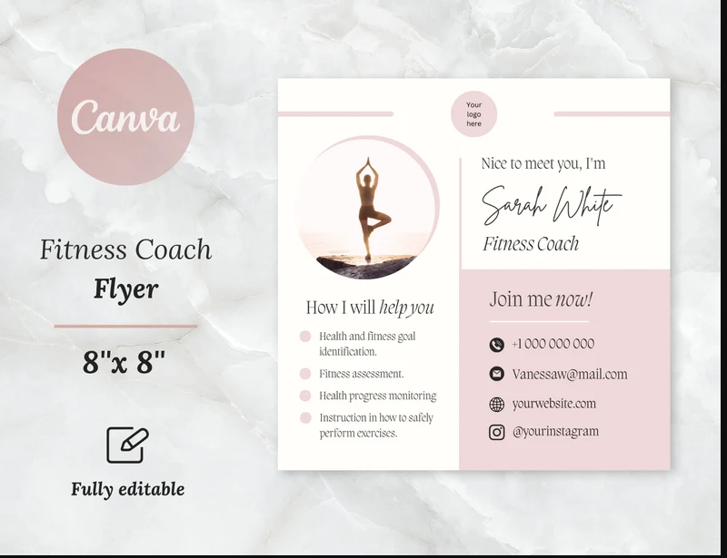 Personal Trainer Flyer Template