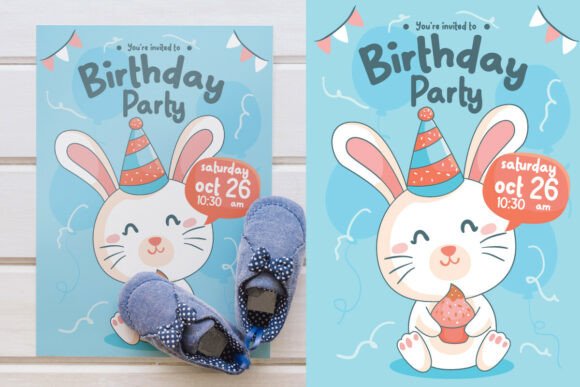 Rabbit Show Font PNG with transparent background - Preview 4