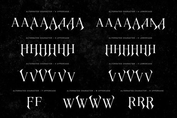 Rednoisr Font font preview - 2