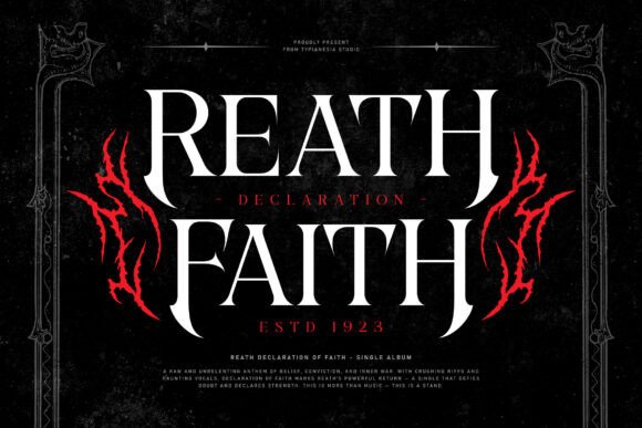 Rednoisr Font font preview - 5