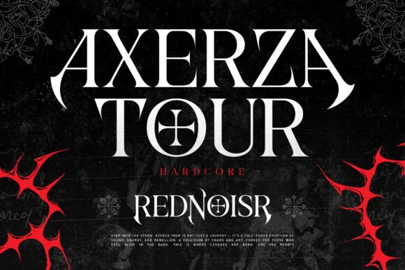 Rednoisr Font font preview - 6