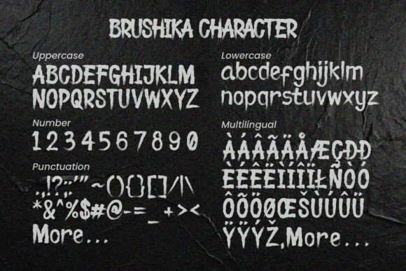 Brushika Font - Preview 1