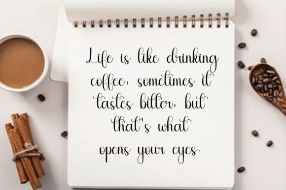 Coffee Font - Preview 2