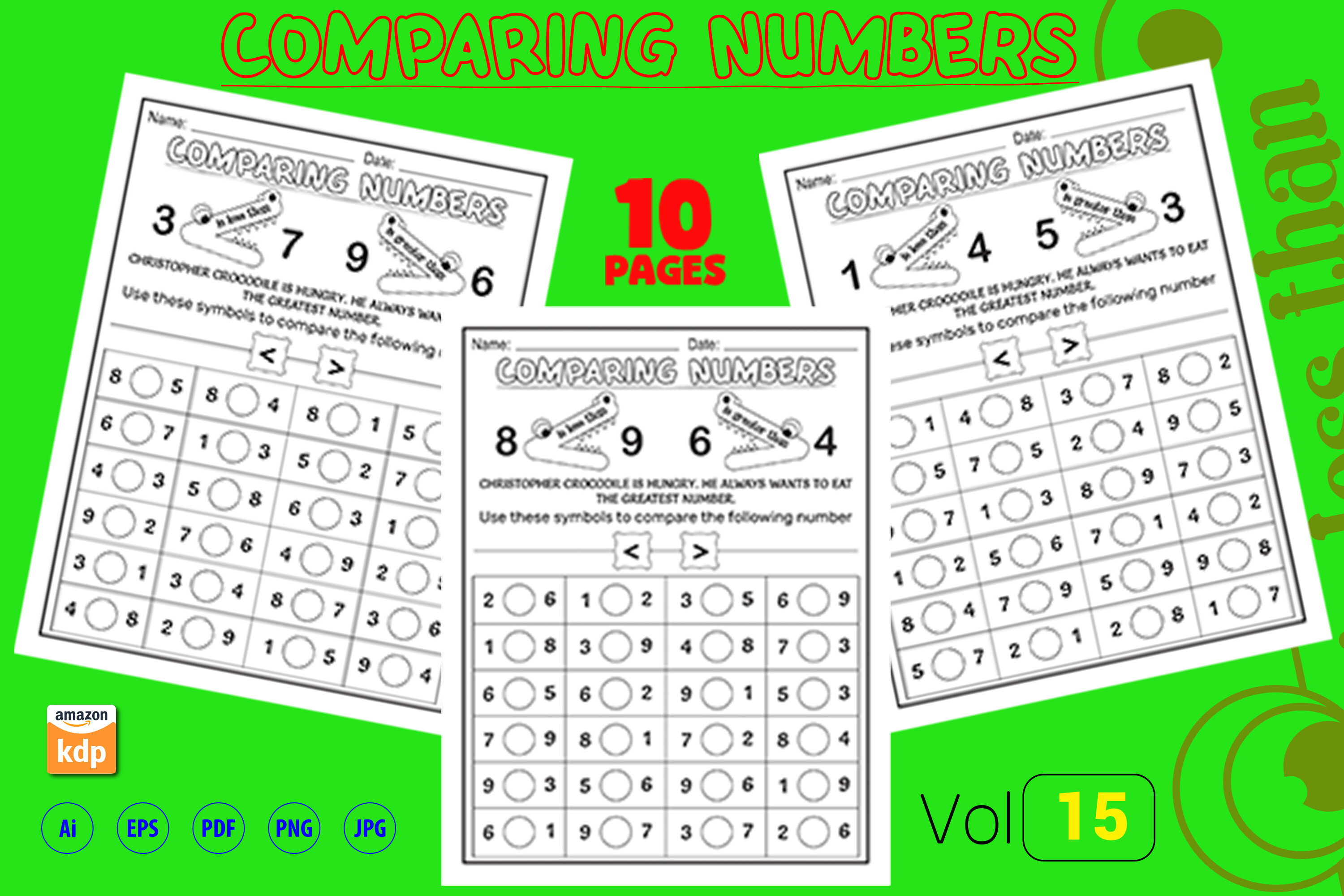 Comparing Worksheets Printable Graphic by Self Graphics House ...