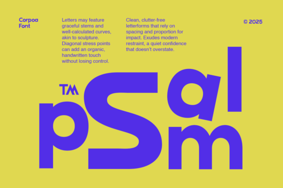 Corpoa Font - Preview 1