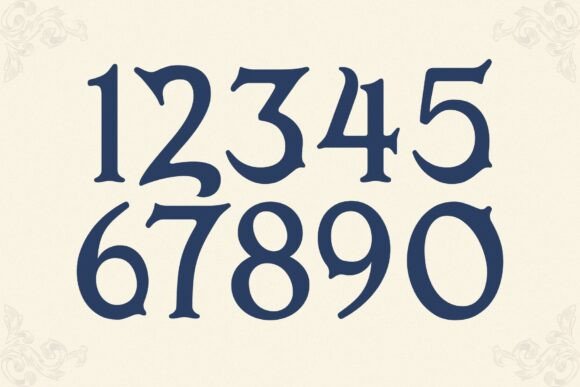Evarose Font PNG with transparent background - Preview 5