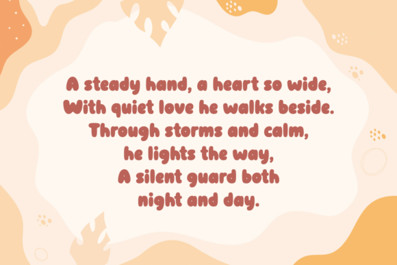 Fluffy Daddy Font - Preview 1
