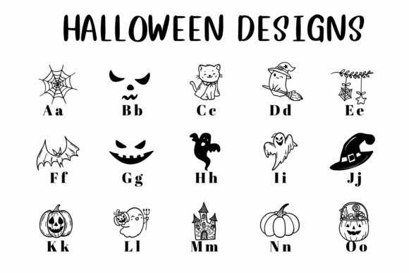 Halloween Designs Font - Preview 1