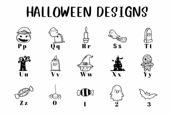 Halloween Designs Font - Preview 2