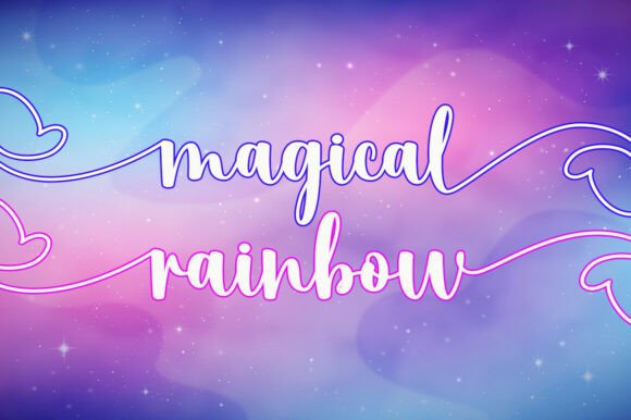 Magical Kids Font PNG with transparent background - Preview 3