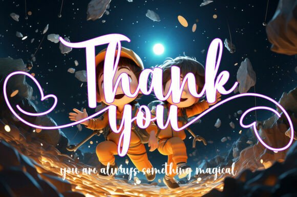 Magical Kids Font PNG with transparent background - Preview 4