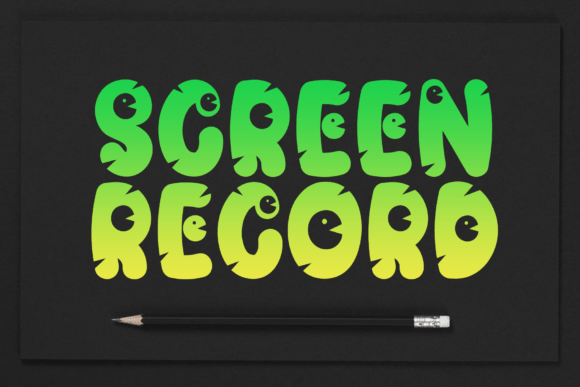 Mugs Font PNG with transparent background - Preview 3