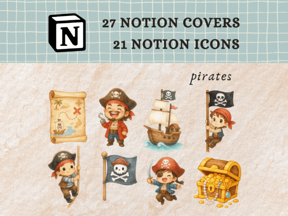 Pirates Notion Icons