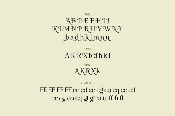Rothen Font PNG with transparent background - Preview 5