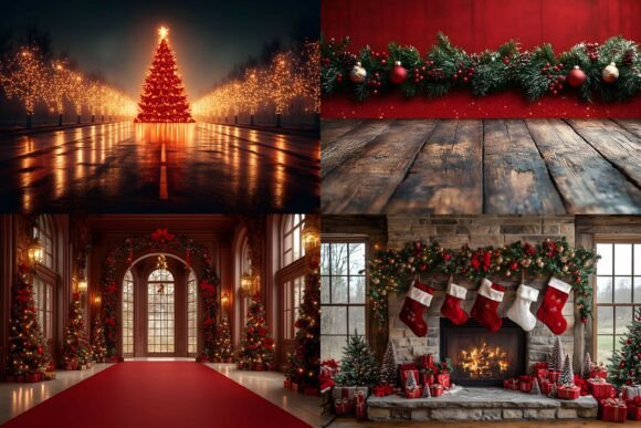 Preview of Xmas Studio Photography Backdrop Pro digital backdrop
