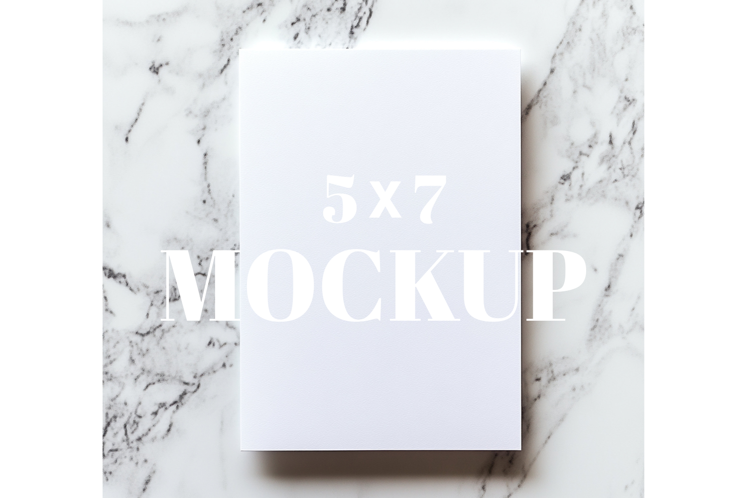 5x7 Birthday Invitation Card Mockup