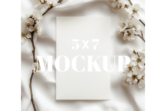 5x7 Birthday Invitation Card Mockup