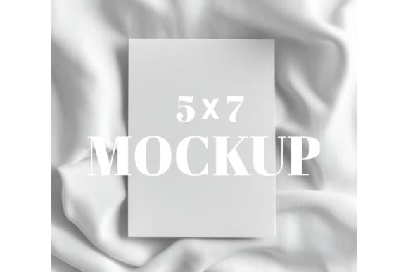 5x7 Birthday Invitation Card Mockup