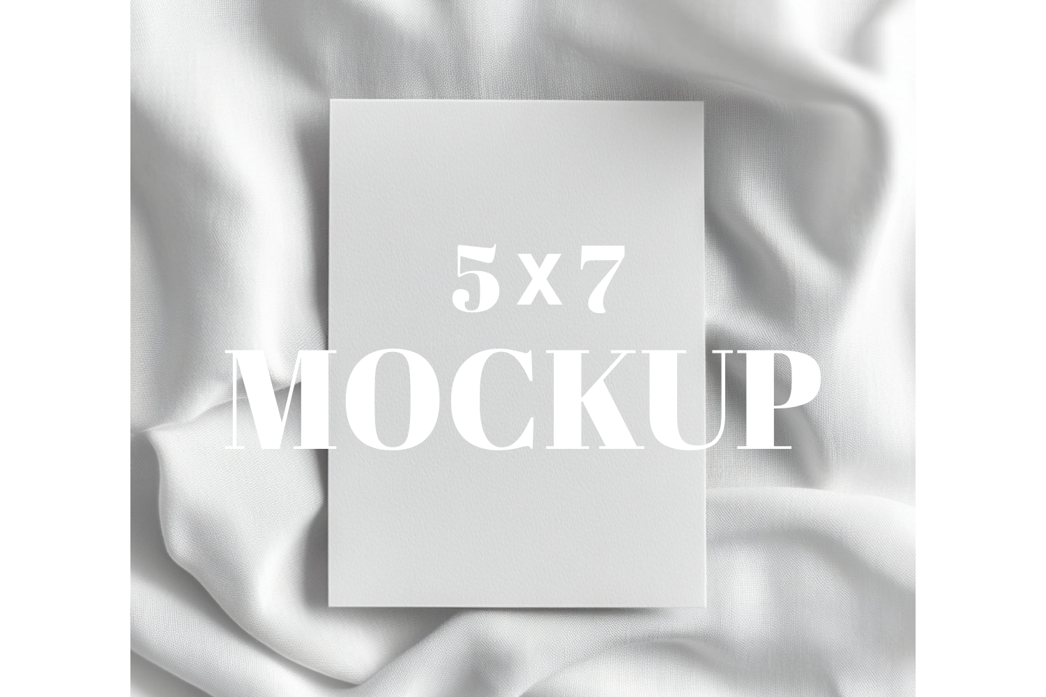 5x7 Birthday Invitation Card Mockup
