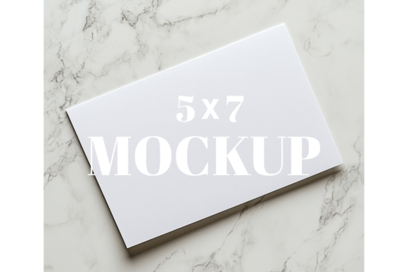 5x7 Birthday Invitation Card Mockup