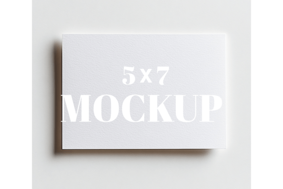 5x7 Birthday Invitation Card Mockup