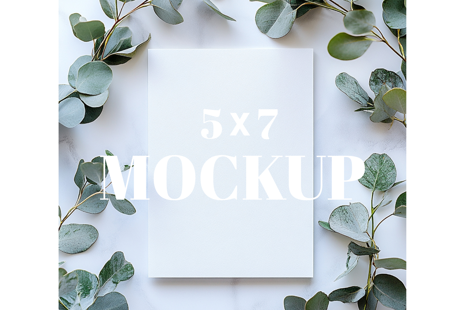 5x7 Birthday Invitation Card Mockup