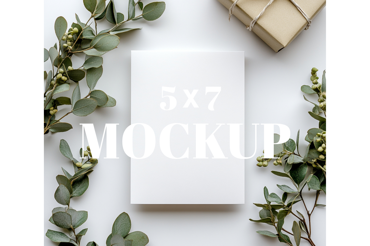 5x7 Birthday Invitation Card Mockup