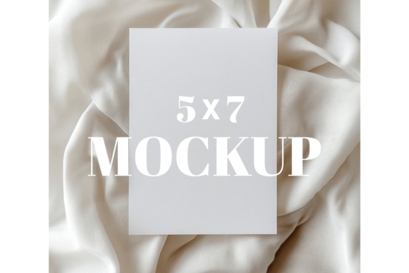 5x7 Birthday Invitation Card Mockup