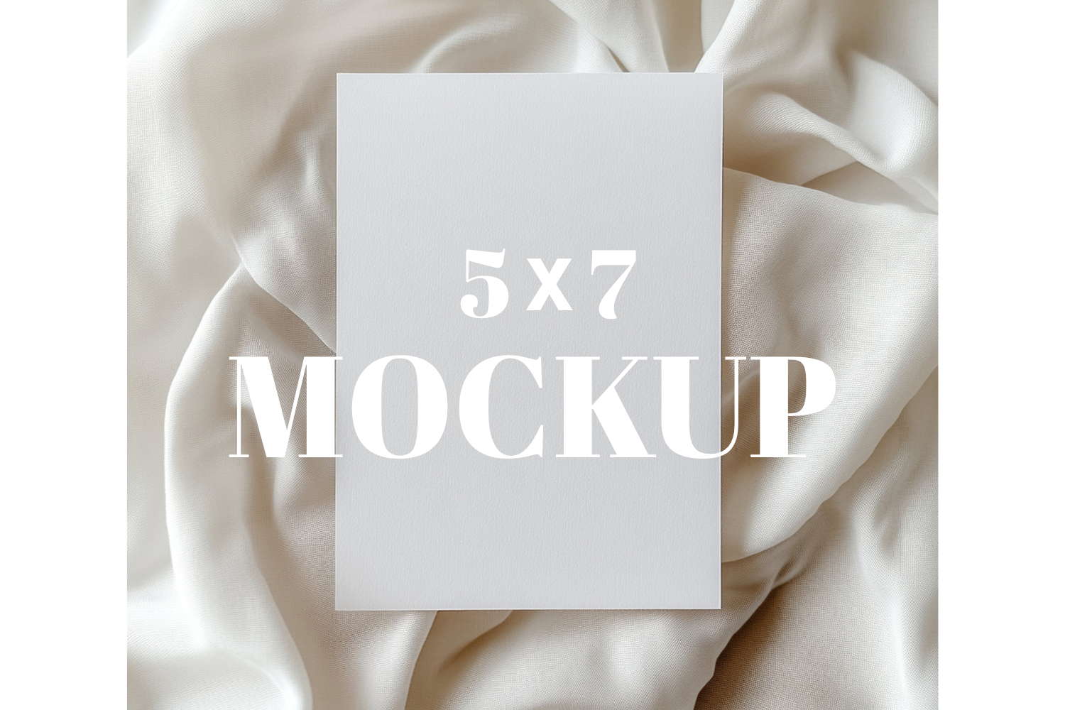 5x7 Birthday Invitation Card Mockup