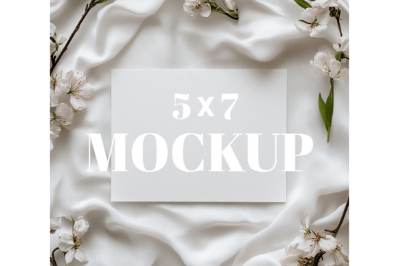 5x7 Birthday Invitation Card Mockup