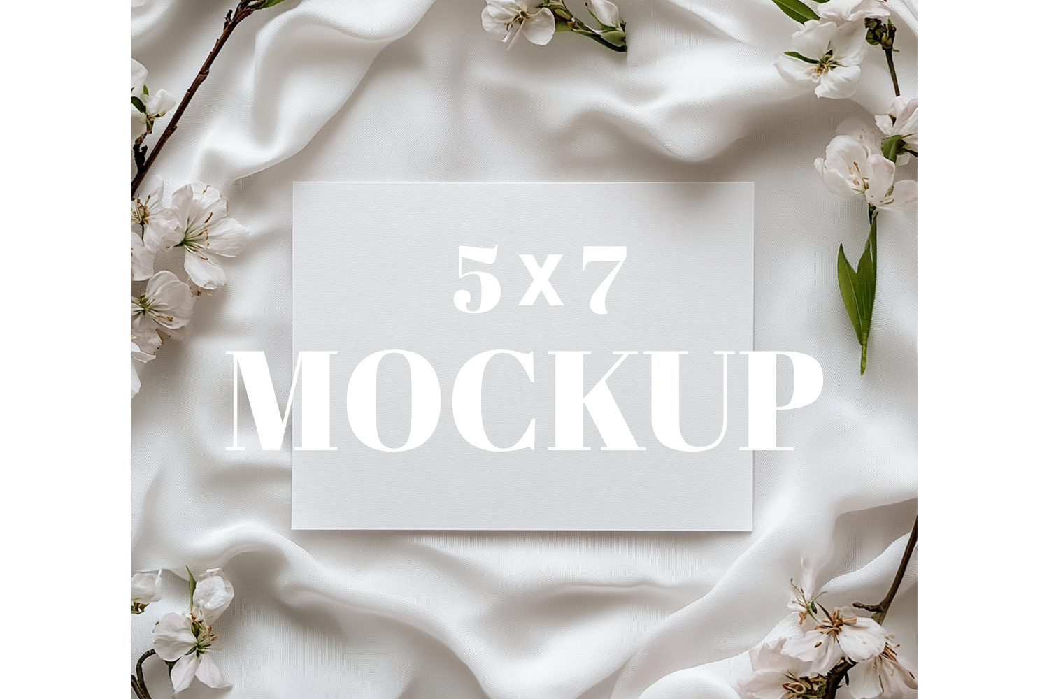5x7 Birthday Invitation Card Mockup