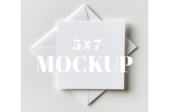 5x7 Birthday Invitation Card Mockup