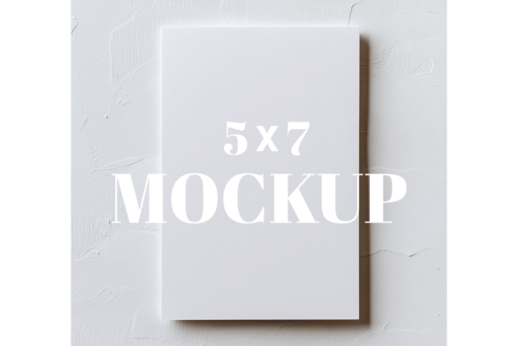 5x7 Birthday Invitation Card Mockup