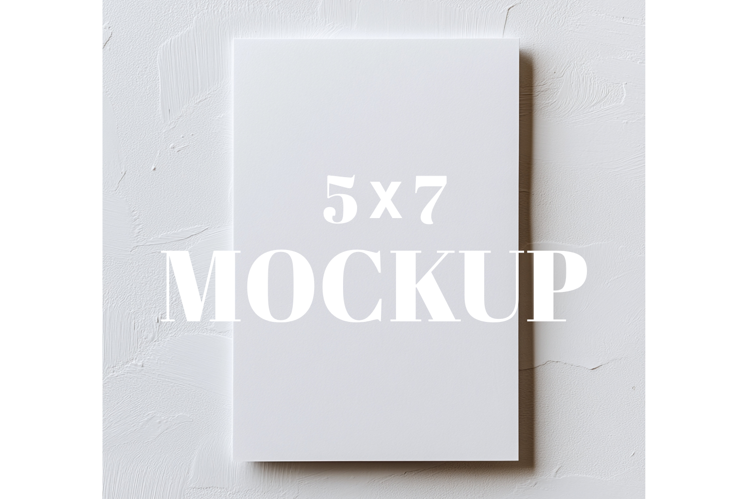 5x7 Birthday Invitation Card Mockup