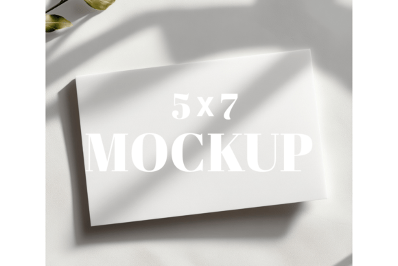 5x7 Birthday Invitation Card Mockup