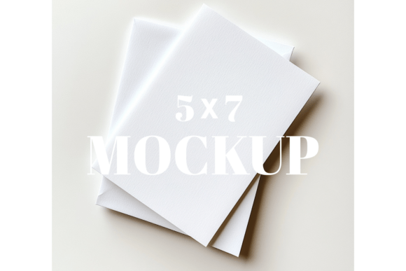 5x7 Birthday Invitation Card Mockup