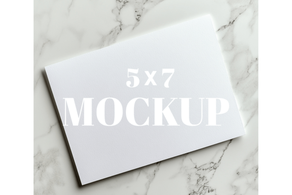 5x7 Birthday Invitation Card Mockup