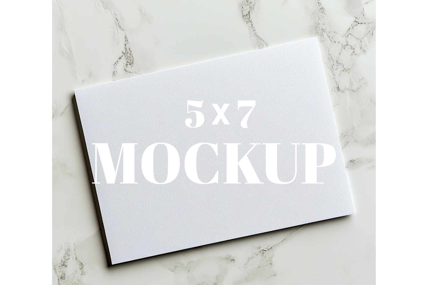 5x7 Birthday Invitation Card Mockup