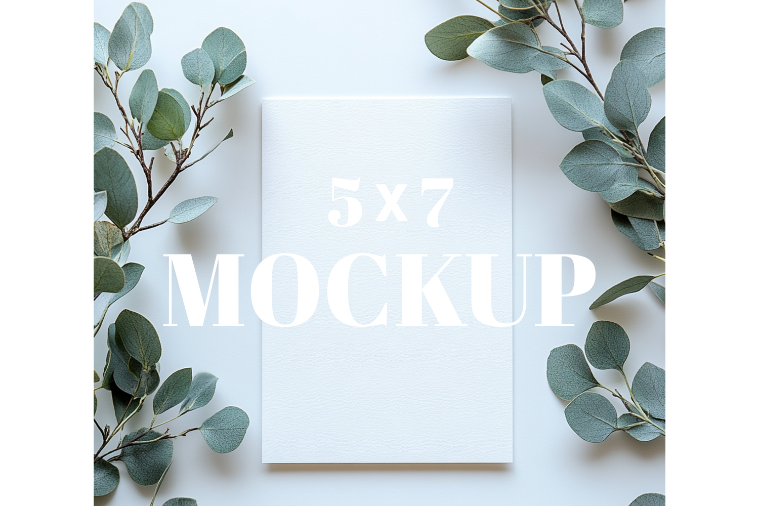 5x7 Birthday Invitation Card Mockup