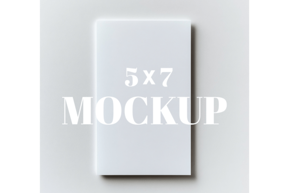 5x7 Birthday Invitation Card Mockup