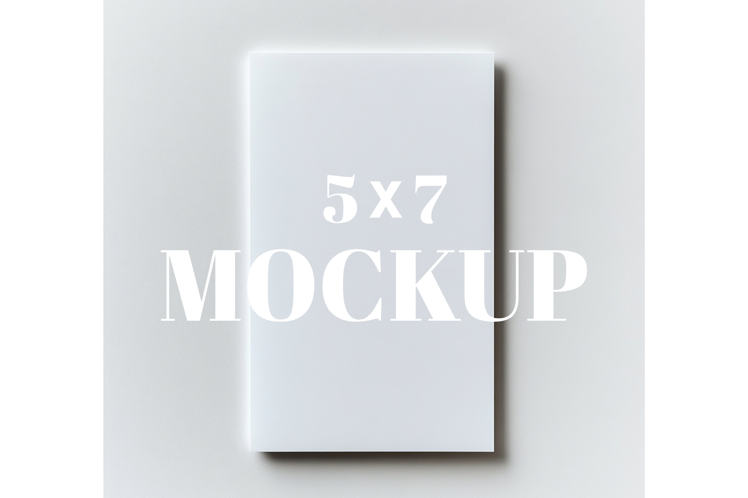 5x7 Birthday Invitation Card Mockup