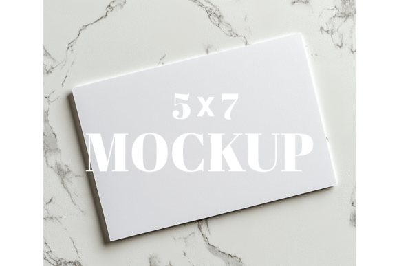 5x7 Birthday Invitation Card Mockup