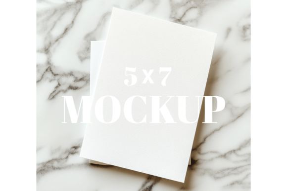 5x7 Birthday Invitation Card Mockup