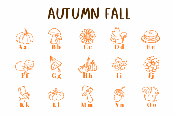 Autumn Fall Font - Preview 1