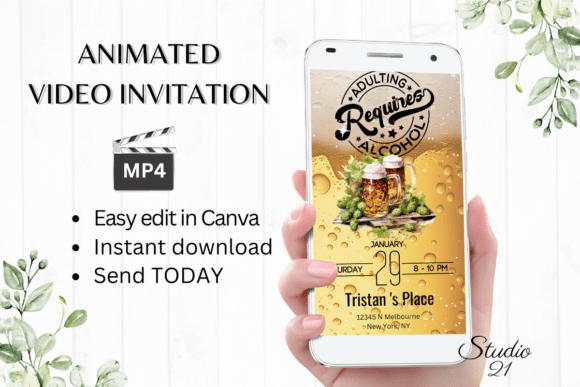 Beer Party Invitation