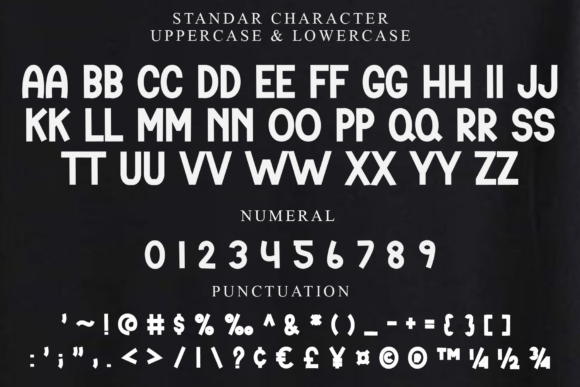 Black Line Font - Preview 6