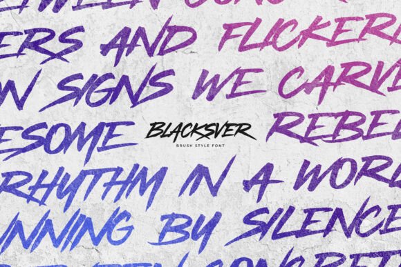 Blacksver Font - Preview 6