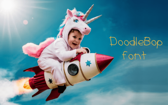 Doodle Bop Font PNG with transparent background - Preview 1
