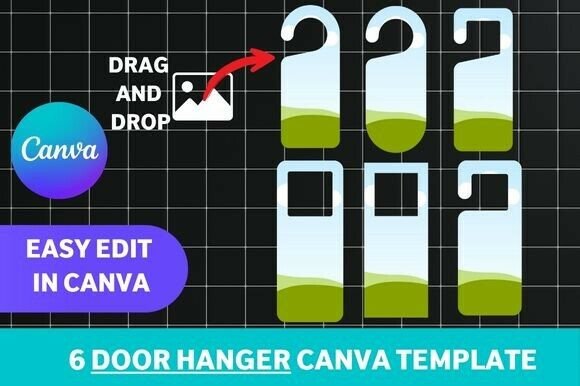 Door Hanger Canva Template Set