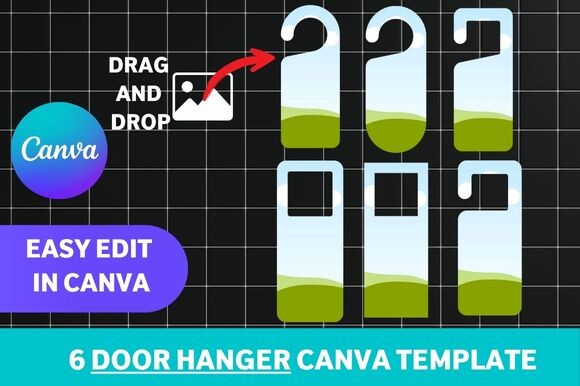 Door Hanger Canva Template Set
